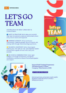 Teambuilding with let's go TEAM