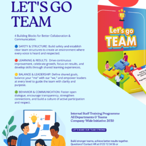 Teambuilding with let's go TEAM